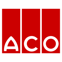 Red and white logo with the letters "A," "C," and "E" in separate boxes. The "A" box has an angular design at the top.