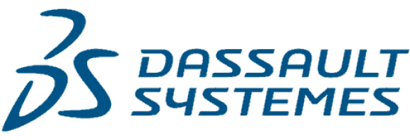Logo displaying the word "SAS" in dark blue stylized font, subtly echoing Dassault Systèmes' innovative spirit.